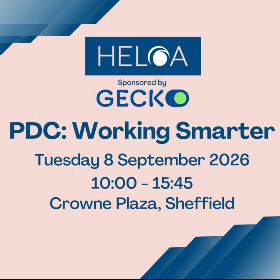 Are you coming to our Professional Development Conference in Sheffield on 8th September?

Here’s some useful information on getting to the Crowne Plaza:

📍Postcode: S4 7YE.
🗺️ What3Words: ///tunnel.plays.sake.
🚗 Driving: For day delegates, free onsite parking is available for the duration of the event. If you are staying overnight at the Crowne Plaza, parking is charged at £6. You will need to register your registration plate, so make sure you take a picture before you leave if you have a hire car!
🚆 Public Transport: The hotel is a 15-minute walk from Sheffield Train Station.
 
Look forward to seeing you very soon!
🤔 Questions? Please contact training@heloa.ac.uk