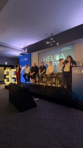 Image of 5 past HELOA chairs and 2 hosts of Q&A panel