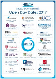HELOA Midlands Open Day Poster 2017
