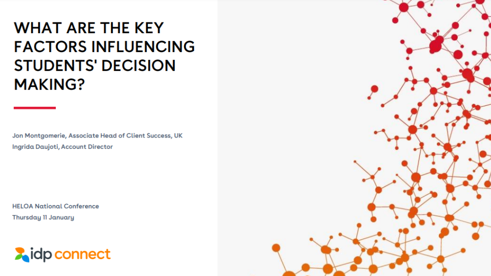 IDP Connect presentation slides