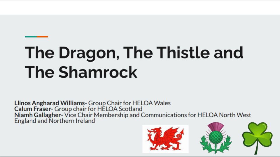 presentation slides for the dragon, the thistle and the shamrock