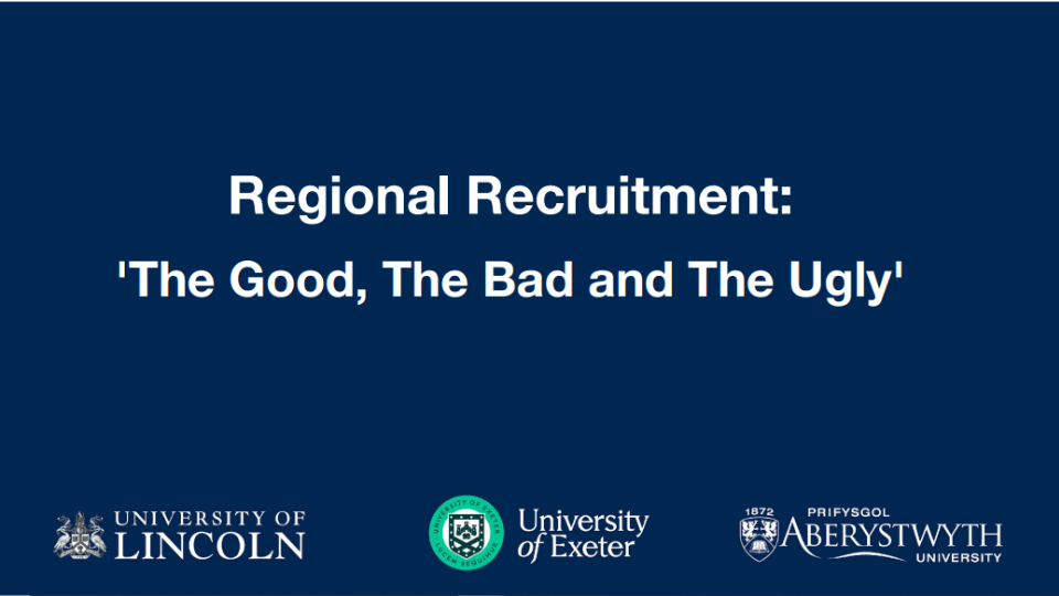 presentation slides for Regional Recruitment