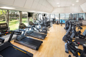 Image of treadmills and exercise bikes available at Crowne Plaza Stratford-upon-Avon